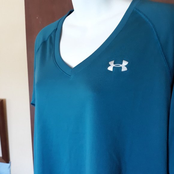 Under Armour Heat Gear Womens Shirt Large - Picture 2 of 12